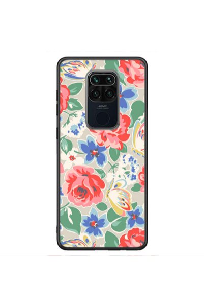 Other Xiaomi Redmi Note 9 Lady roses Black Glossy Θήκη
