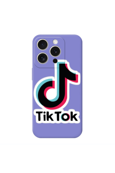 Other Apple Iphone 16 Pro Max Tik Tok Purple Colored Silicone TPU Θήκη