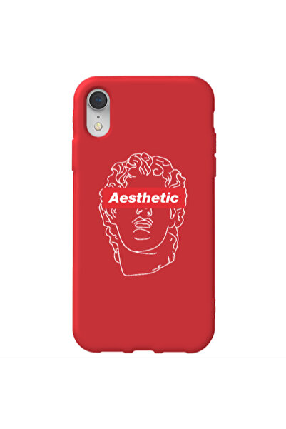 Other Apple iPhone Xr Aesthetic Red Colored Silicone TPU Θήκη