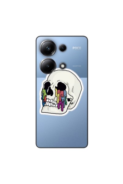 Other Xiaomi Poco M6 Pro 4G Skull Transparent Silicone TPU Θήκη