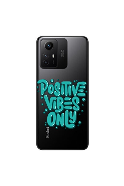 Other Xiaomi Redmi Note 12s Positive Vibes Only Transparent Silicone TPU Θήκη