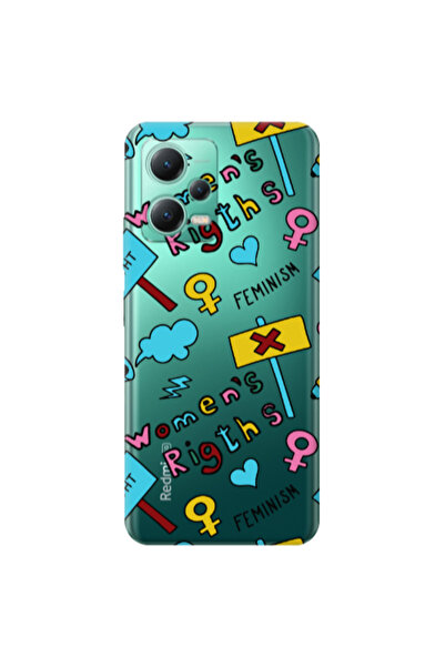 Other Xiaomi Redmi Note 12 Pro Plus 5G Feminism Transparent Silicone TPU Θήκη