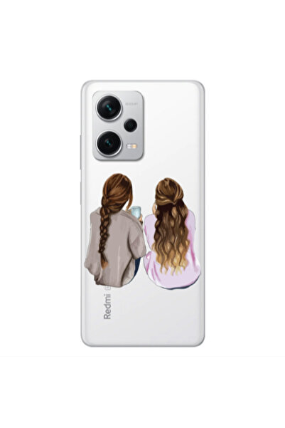 Other Xiaomi Redmi Note 12 5G Friends Transparent Silicone TPU Θήκη