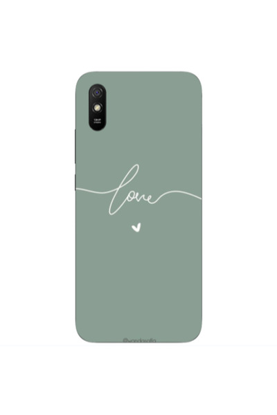 Other Xiaomi Redmi 9A Love 5 Transparent Silicone TPU Θήκη