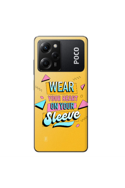 Other Xiaomi Poco X5 Pro Wear Your Heart Transparent Silicone TPU Θήκη