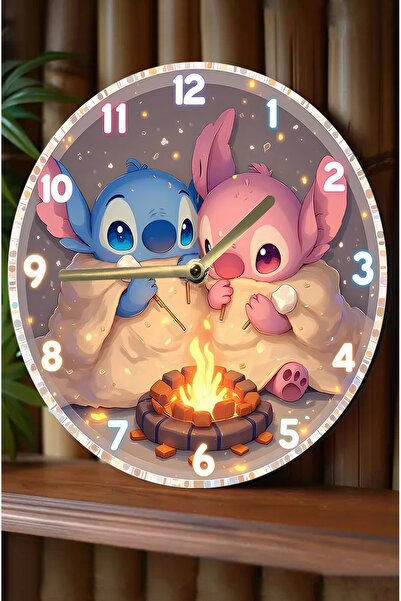 SHELİFE 🔥   Cute Camping – Children's Room Wall Clock with 3D Appearance 🐾 ...