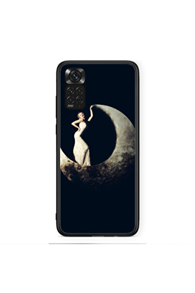 Other Xiaomi Redmi Note 11S NFC Woman in moon Black Glossy Θήκη