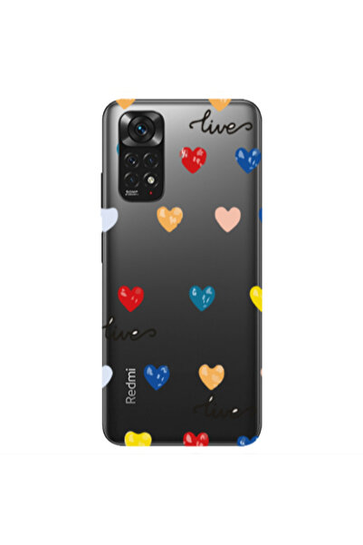 Other Xiaomi Redmi Note 11S NFC Heart Lives Transparent Silicone TPU Θήκη