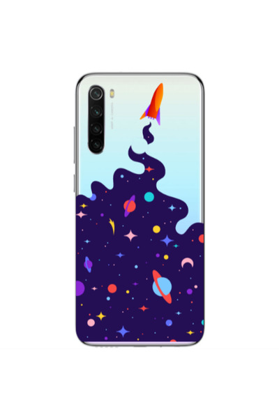 Other Xiaomi Redmi Note 8 Rocket Transparent Silicone TPU Θήκη