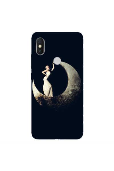 Other Xiaomi Redmi S2 Woman in moon Transparent Silicone TPU Θήκη