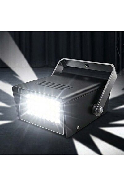 Powermaster PM-25925 Sese Duyarlı 32 Ledli Ayarlanabilir Yanıp Sönen Strobe B...