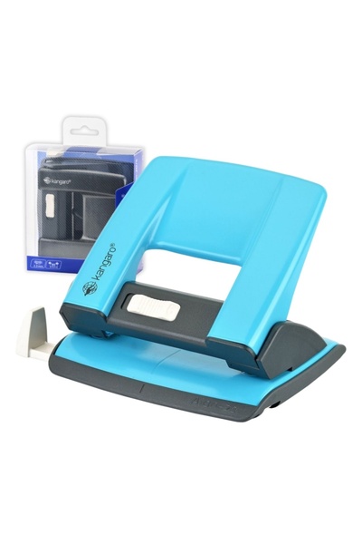 MC Micostore Perforator AION-20/S, 20 coli, metalic, albastru turqoise, blister