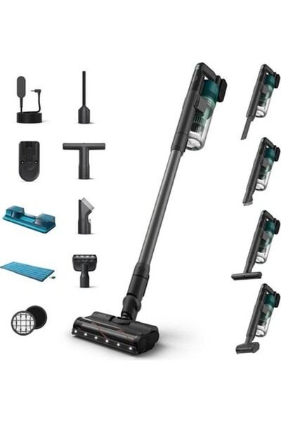 Philips 6000 Serisi Kablosuz Dikey Süpürge, PowerCyclone 11, Aqua Modül ile K...