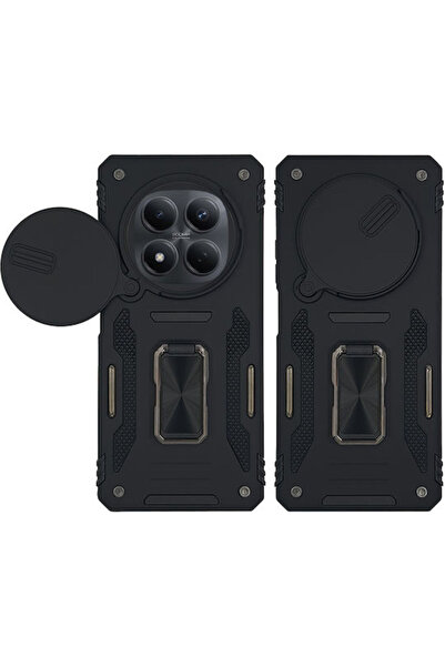 Other Θήκη Ring Armor Camshield Sonique Xiaomi Redmi Note 15 Pro 5G Μαύρο