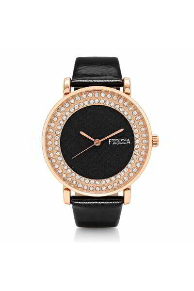 Watch Ceas pentru femei, Casual, Francesca di Geneva, Negru, FF443