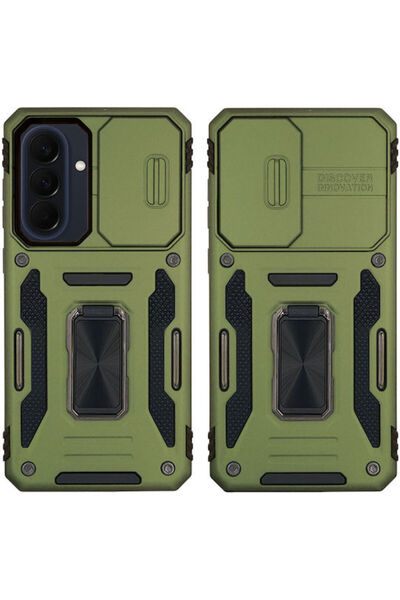 Other Θήκη Ring Armor Camshield Sonique Samsung Galaxy A57 5G Χακί
