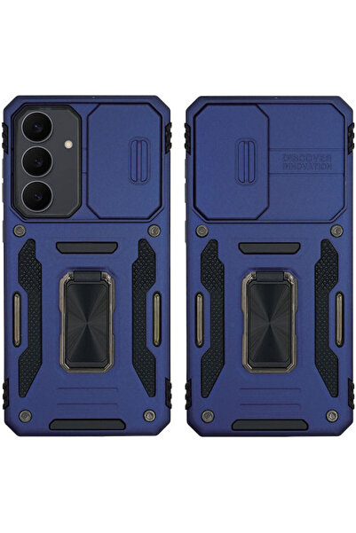 Other Θήκη Ring Armor Camshield Sonique Samsung Galaxy S25 Fe Μπλε