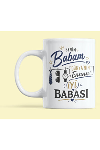 Nino Store Father's Day Mug - My Dad Is the Best Dad in the World Printed Por...