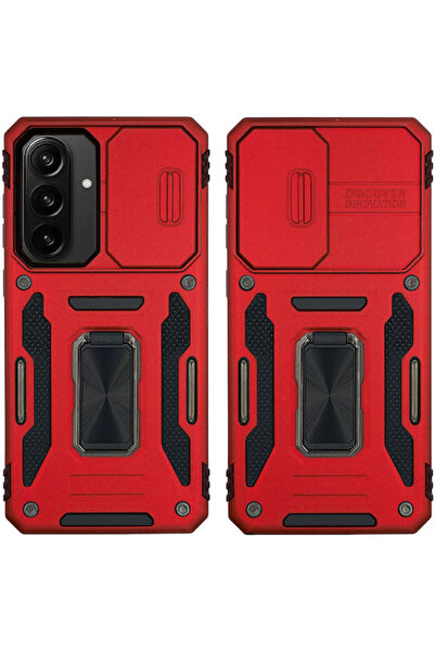 Other Θήκη Ring Armor Camshield Sonique Samsung Galaxy A37 5g Κόκκινο