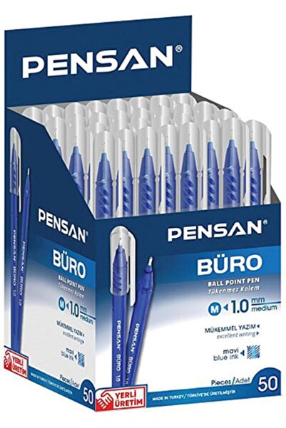 Pensan 2270 Office Ballpoint Pen 1mm Blue 25-Pack