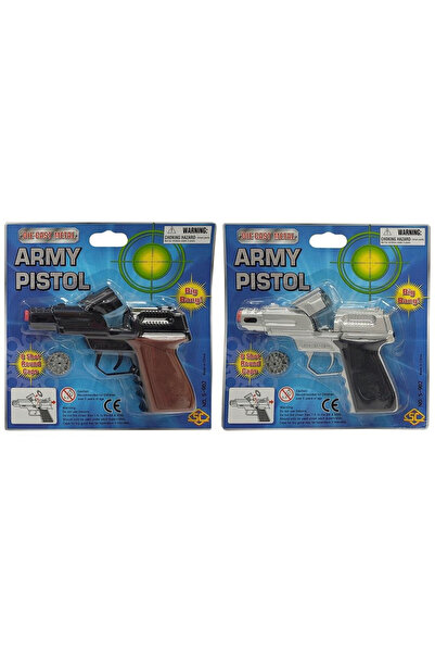 Trifox Pistol metalic cu capse - set asortat pentru copii 3+