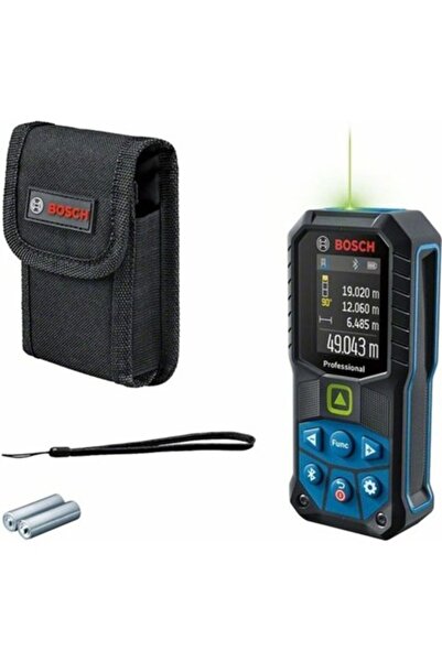 Bosch GLM 50-27 CG Yeşil Lazerli Uzaklık Ölçer 50 m Hassas Ölçüm Fonksiyonlar...