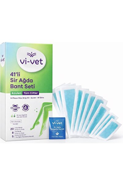 Bozkar Medikal Vi-Vet 41'li Azulen Sir Ağda Bant Seti Tüm Cilt Tipleri İçin –...
