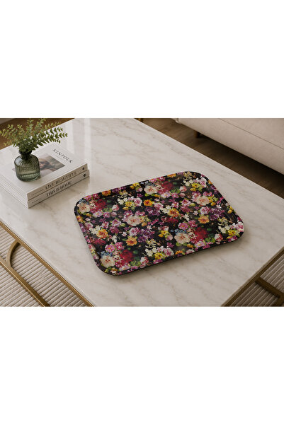 Zucci Home Decorative Tray with Leather Non-Slip Base |   Stylish Coffee and ...