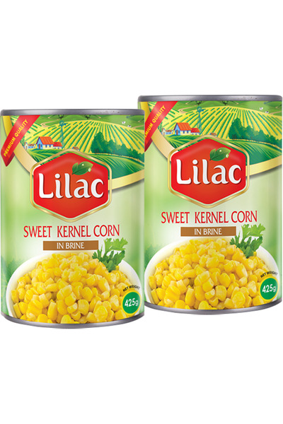 LILAC Sweet Kernel Corn in Brine EOE 2x425g