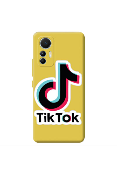 Other Xiaomi Mi 12 Lite Tik Tok Yellow Colored Silicone TPU Θήκη
