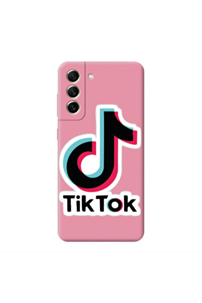 Other Samsung S22 Tik Tok Pink Colored Silicone TPU Θήκη