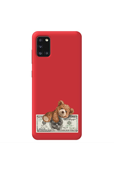 Other Samsung A41 Money Style Red Colored Silicone TPU Θήκη