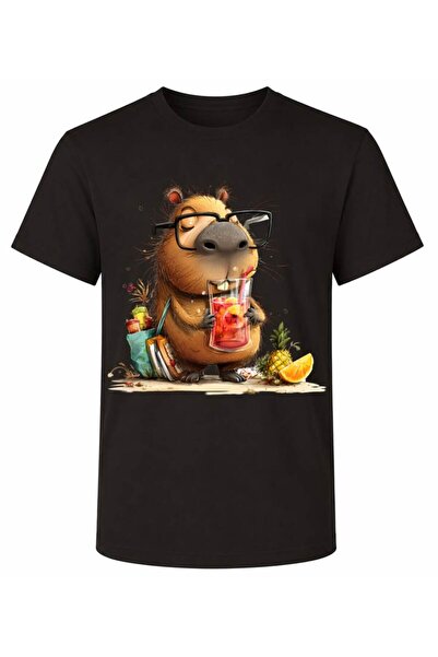ROLY Tricou Unisex Bumbac Print Capybara