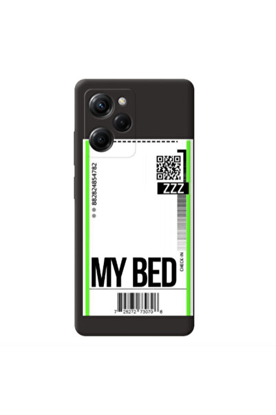 Other Xiaomi Poco X5 Pro My Bed ZZZ Black Colored Silicone TPU Θήκη