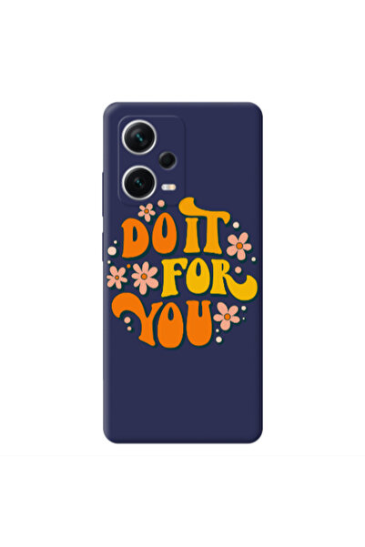 Other Xiaomi Poco X5 Do it For You Dark blue Colored Silicone TPU Θήκη