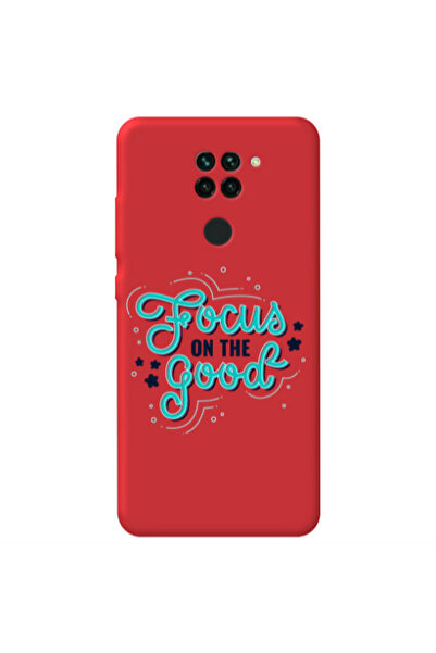 Other Xiaomi Redmi Note 9 Focus On The Good Red Colored Silicone TPU Θήκη