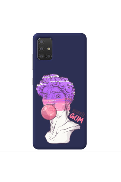 Other Samsung A71 Pin Bubble Dark blue Colored Silicone TPU Θήκη