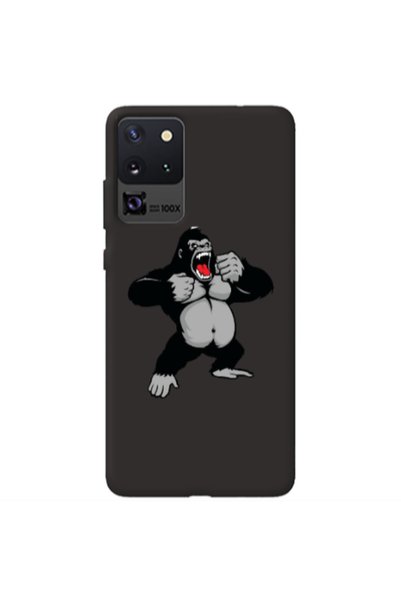 Other Samsung S20 Ultra Angry Gorilla2 Black Colored Silicone TPU Θήκη