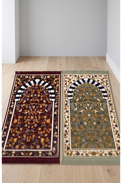 Segadty Mysajadah Economy Package (2 Pieces) - 3D Printed Prayer Mat Comforta...