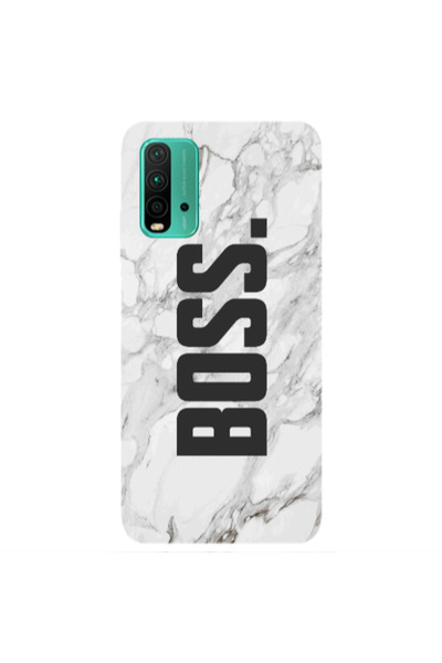 Other Xiaomi Redmi 9T Marble Boss Transparent Silicone TPU Θήκη