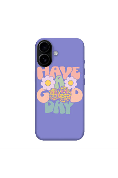 Other Apple Iphone 16 plus Have A Good day Purple Colored Silicone TPU Θήκη