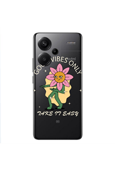 Other Xiaomi Redmi Note 13 Pro+ 5G Good Vibes Only Transparent Silicone TPU Θήκη