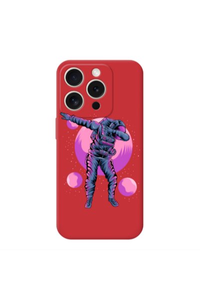 Other Apple iPhone 15 Pro Dance Red Colored Silicone TPU Θήκη