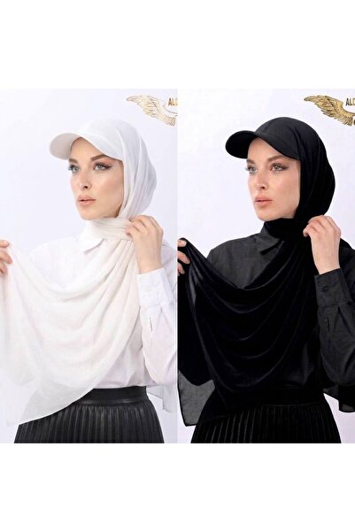 ALDAIYR 2-Hat Bonnet Ready-To-Wear Shawl Hijab Sandy