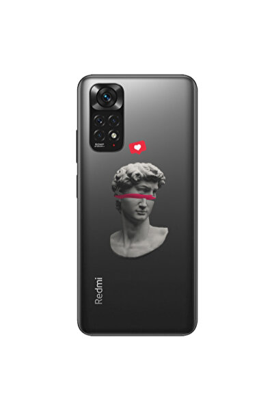 Other Xiaomi Redmi Note 11S NFC Half statue Transparent Silicone TPU Θήκη