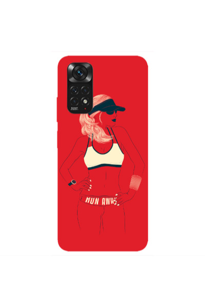 Other Xiaomi Redmi Note 11S NFC Run away Transparent Silicone TPU Θήκη