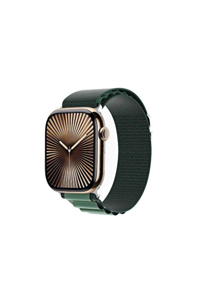 Dux Ducis Υφασμάτινο λουράκι πράσινο (Apple Watch Series 10)
