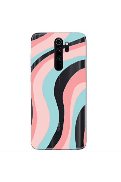 Other Xiaomi Redmi Note 8 Pro Colored lines Transparent Silicone TPU Θήκη