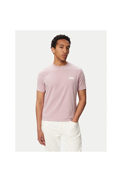 Karl Lagerfeld Ανδρικό T-shirt 755781 563235 Ροζ