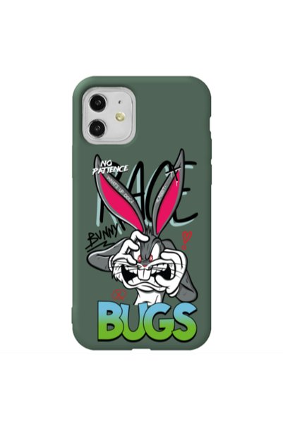 Other Apple iPhone 11 No Patience Dark Green Colored Silicone TPU Θήκη
